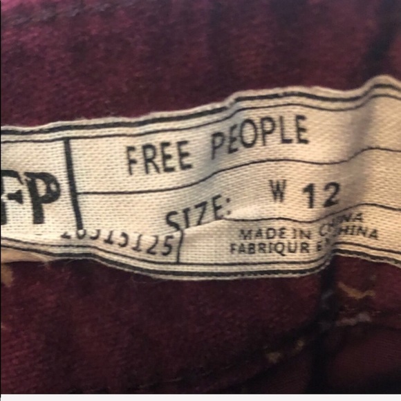 FREE PEOPLE / retro Good Times Printed Mini Skirt - Picture 6 of 6